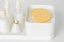 Cosmetic organizer with lid "Zoy", ivory